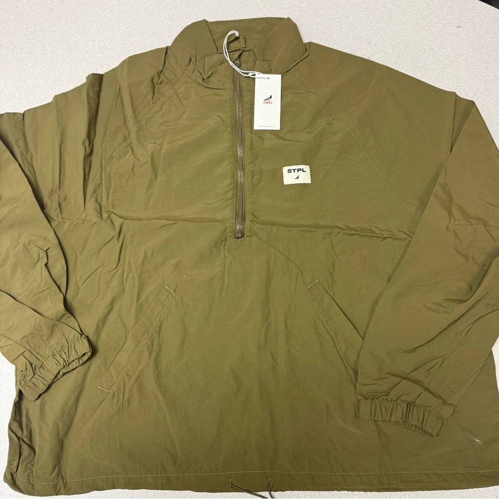 Staple Pigeon Olive Windbreaker Jacket